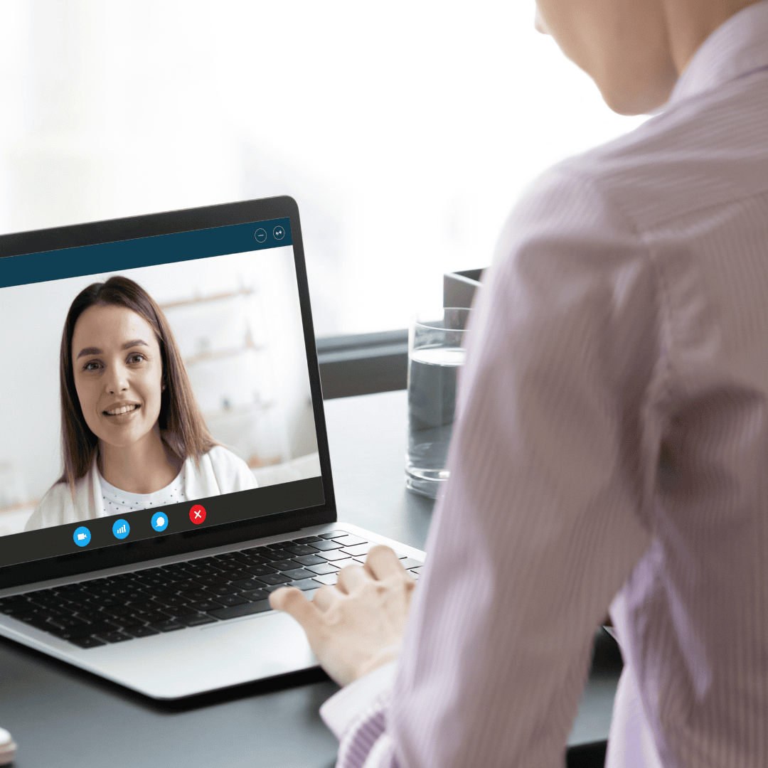 Business professionals using multiple devices with consistent email signatures